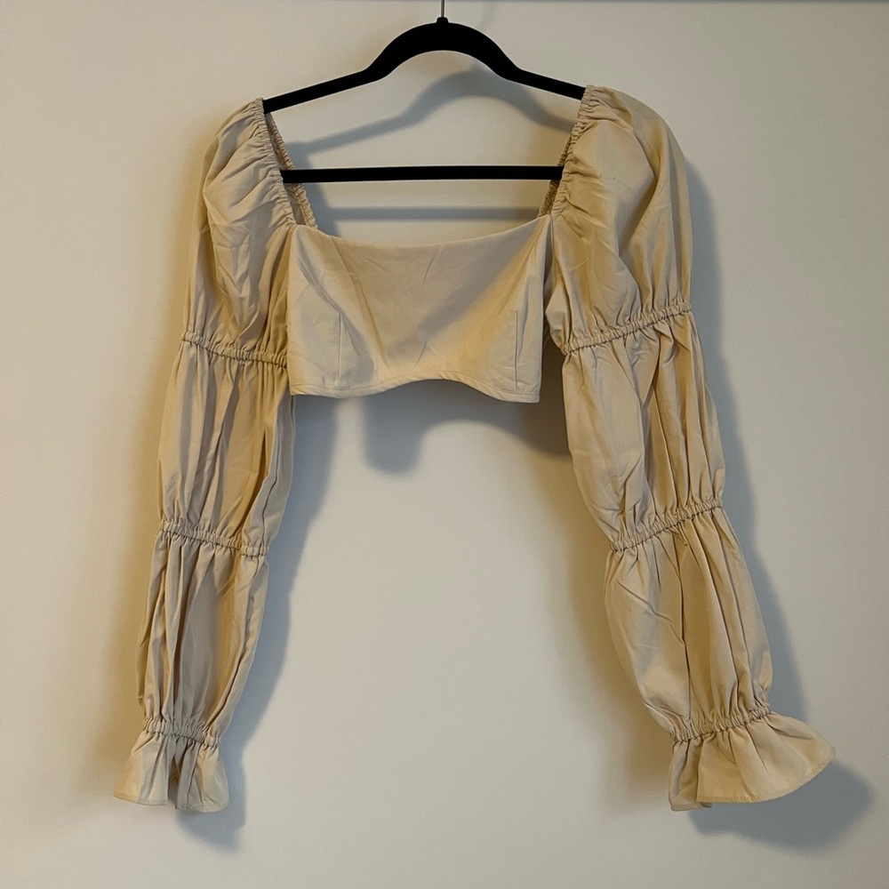 Cream blouse
